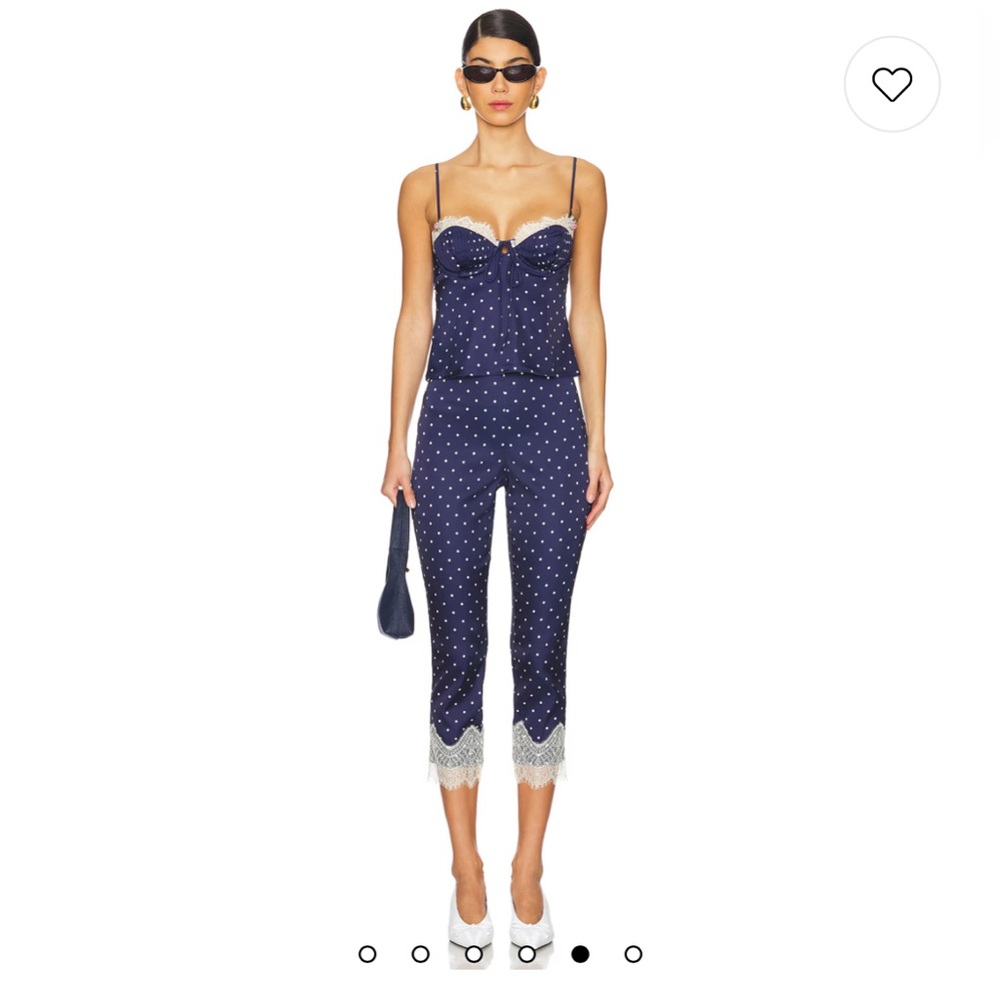 NWT For Love & Lemons Babette Capri Pants - Picture 3 of 8
